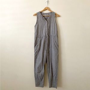 Ali Golden Gray Jumpsuit Small